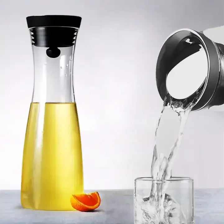 Glass Pitcher With Smart Lid 44oz