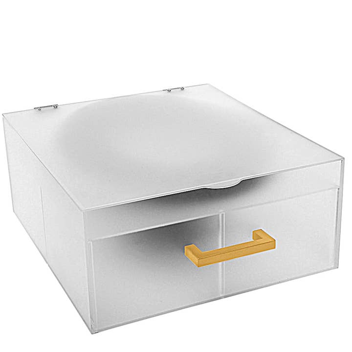 Acrylic Mens Hat Box